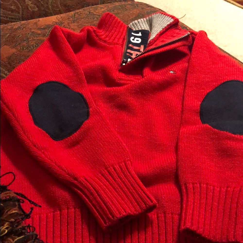 Tommy Hillfiger red sweater in size 4